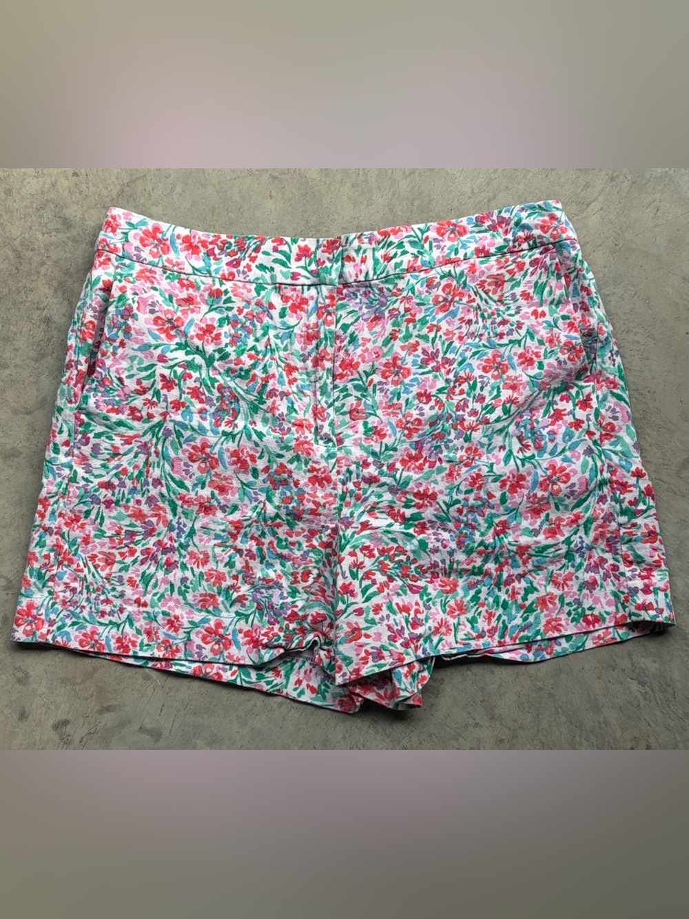 J Crew - Floral High-Rise Women’s Shorts - 12